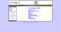 Desktop Screenshot of cpptutor.com